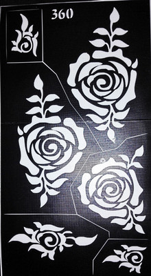 

ARR Henna Stencils ARR HENNA STENCIL STICKER(HENNA DESIGN)