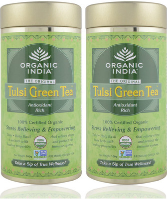 

Organic India Tulsi Green Tea Tulsi Green Tea Vacuum Pack(100 g)