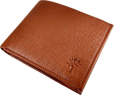 

Wenzest Men Tan Genuine Leather Wallet(10 Card Slots)