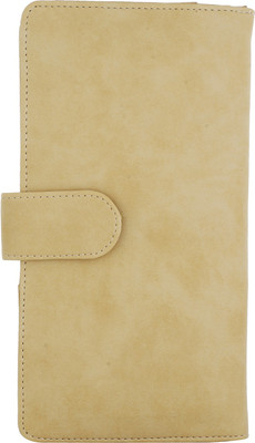 

Fantosy Women Beige Artificial Leather Document Holder(6 Card Slots)