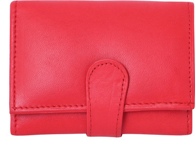 

Speed X Fashion Girls Red Genuine Leather Wallet(3 Card Slots)