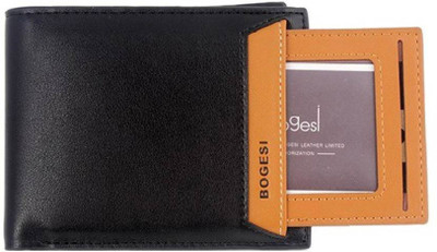 

SA Enterprises Men Black Artificial Leather Wallet(4 Card Slots)
