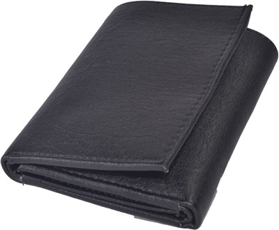 

fulten Men Black Artificial Leather Wallet(6 Card Slots)