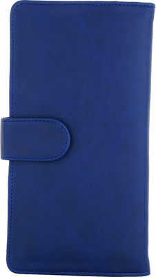 

Fantosy Women Blue Artificial Leather Document Holder(6 Card Slots)