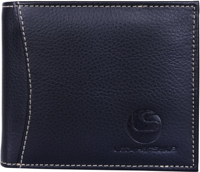 

Leatherstile Men Black Artificial Leather Wallet(9 Card Slots)