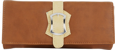

Fantosy Women Casual Tan Artificial Leather Wrist Wallet