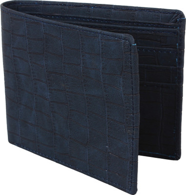 

CREATURE Men Blue Artificial Leather Wallet(6 Card Slots)