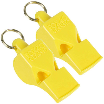 

Fox 40 Whistle Yellow Pealess Whistle(Yellow, Pack of 2)