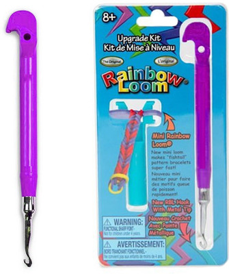 

Assemble Rainbow Transperent Loom Tail Upgrade Kit - Metal Hook