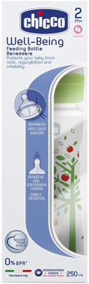 

Chicco Wellbeing Pp Bottle - 250 ml(Green)