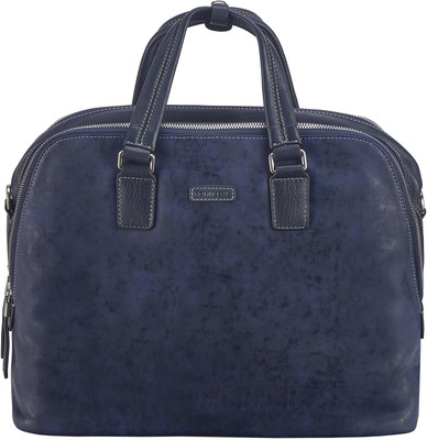 

ROHIT BAL Leather Laptop Bag for Men Messenger Bag(Blue, 7 L)
