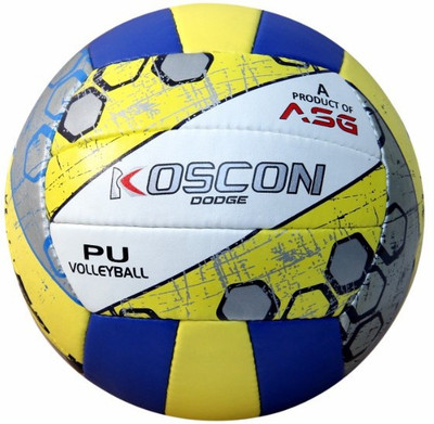 

ASG KOSCON Dodge Volleyball - Size: (Pack of 1, Yellow, Blue