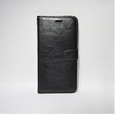 PREMSONS Flip Cover for Reliance Jio LYF Water 7 Premium Leather Flip Wallet Black(Black)
