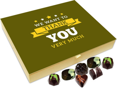 

Chocholik Gift Box - We Want To Thank You Very Much Chocolate Box - 20pc Truffles(240 g)