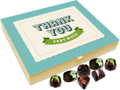 

Chocholik Gift Box - Thank You Very Much For Helping Me All The Time Chocolate Box - 20pc Truffles(240 g)
