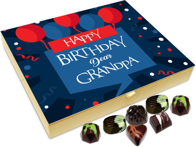 

Chocholik Gift Box - Happy Birthday Dear Grandpa Chocolate Box - 20pc Truffles(240 g)