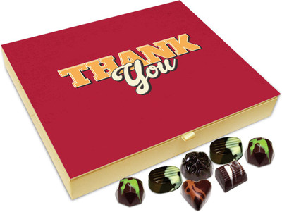 

Chocholik Gift Box - Thank You For Teaching Me Right Chocolate Box - 20pc Truffles(240 g)