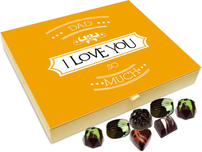 

Chocholik Gift Box - Dad I Love You So Much Chocolate Box - 20pc Truffles(240 g)