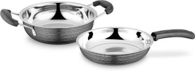 

Ideale Induction Bottom Cookware Set(Stainless Steel, 1 - Piece), Black
