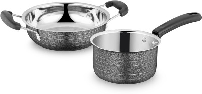 

Ideale Induction Bottom Cookware Set(Stainless Steel, 1 - Piece), Black