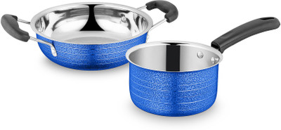 

Ideale Induction Bottom Cookware Set(Stainless Steel, 1 - Piece), Blue