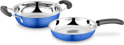 Ideale Induction Bottom Cookware Set(Stainless Steel, 1 - Piece), Blue