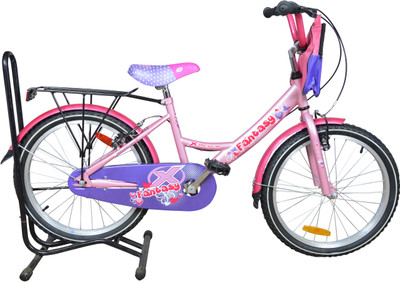 

X Bicycle Fantasy 20 inches single speed Kids Bike Pink 20 T Recreation Cycle(Single Speed, Multicolor)