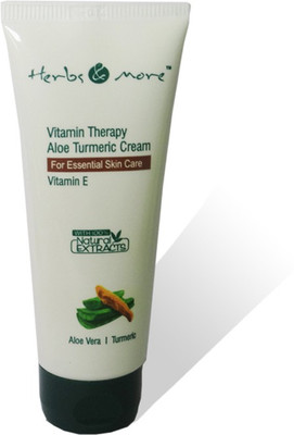 

HERBS AND MORE Vitamin Therapy Aloe Turmeric Cream Pack of 2(130 g)