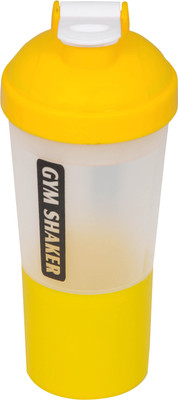 

Grazzo Double Partition Shaker 500 ml Shaker(Pack of 1, Yellow)
