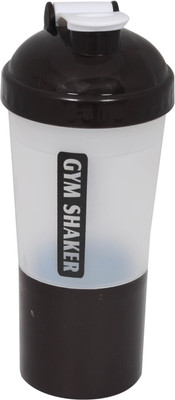 

Grazzo Double Partition Shaker 500 ml Shaker(Pack of 1, Brown)
