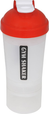 

Grazzo Triple Partition Shaker 500 ml Shaker(Pack of 1, Red)