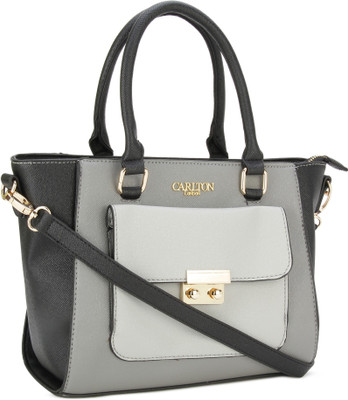 

Carlton London Hand-held Bag(Black, Grey)