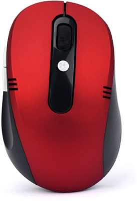 

NOBILITY 2.4Ghz 2000DPI NOBC043 Matte Finish Wireless Optical Mouse(USB, Red)