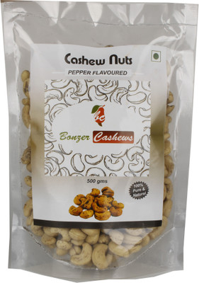 

Bonzer Cashews PEPPER FLAVOURED Cashews(500 g, Pouch)