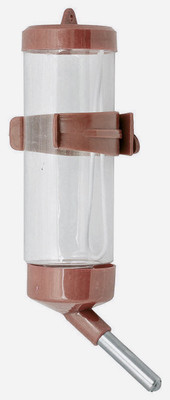 

Anokhe Collections 125 ml Water Bottle for Hamster / Gerbil / Dwarf / Mice / Guinea Pig / Rabbit Round Plastic Pet Bottle(125 ml Brown)