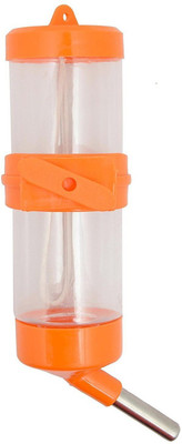 

Anokhe Collections 125 ml Water Bottle for Hamster / Gerbil / Dwarf / Mice / Guinea Pig / Rabbit Round Plastic Pet Bottle(125 ml Orange)