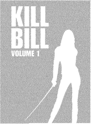 

Digital Art - Kill Bill Volume 1 - Entire Screenplay In Background - Hollywood Collection - Movie Poster Collection Paper Print(12 inch X 17 inch)
