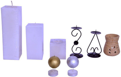 

Indigo Creatives Diwali Designer Diwali Home / Office decoration Candle Large Combo pack 20220 Prayer Kit