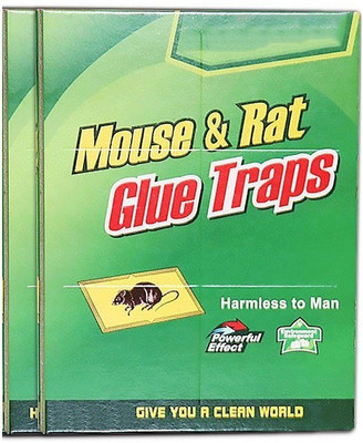 

xeekart Rat and Mouse Trap Rat Glue Mouse Insect Rodent Lizard Trap Rat Catcher Adhesive Sticky Glue Rat Pad Mouse Glue PACK Of 2 Live Trap