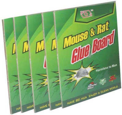 

xeekart Rat and Mouse Trap Rat Glue Mouse Insect Rodent Lizard Trap Rat Catcher Adhesive Sticky Glue Rat Pad Mouse Glue Pack Of 5 Live Trap