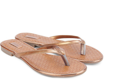

Bata Women Gold Flats