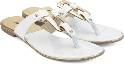 Bata Women White Flats