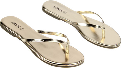 

Lavie Women Gold Flats