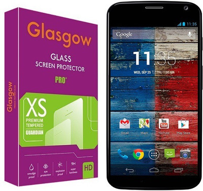 Glasgow Tempered Glass Guard for Motorola Moto X(Pack of 1)