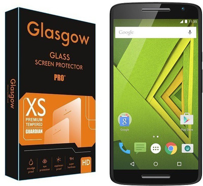 Glasgow Tempered Glass Guard for Motorola Moto X Play(Pack of 1)