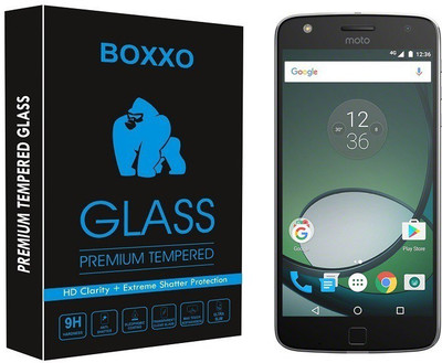 Boxxo Tempered Glass Guard for Motorola Moto Z Play(Pack of 1)