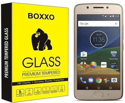 Boxxo Tempered Glass Guard for Motorola Moto G5(Pack of 1)