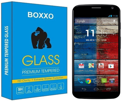 Boxxo Tempered Glass Guard for Motorola Moto X(Pack of 1)
