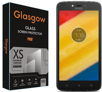 Glasgow Tempered Glass Guard for Motorola Moto C Plus(Pack of 1)