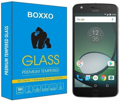 Boxxo Tempered Glass Guard for Motorola Moto Z Play(Pack of 1)